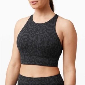 Lululemon Energy Bra- High Neck Long Line- Medium Support Bra- Size 8